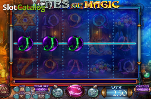 Οθόνη3. Lines of Magic Κουλοχέρης