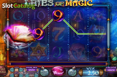 Οθόνη4. Lines of Magic Κουλοχέρης