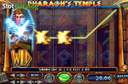 Οθόνη3. Pharaoh's Temple Κουλοχέρης