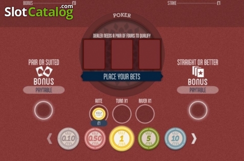 Οθόνη4. 3 Card Hold'em (Felt) Κουλοχέρης