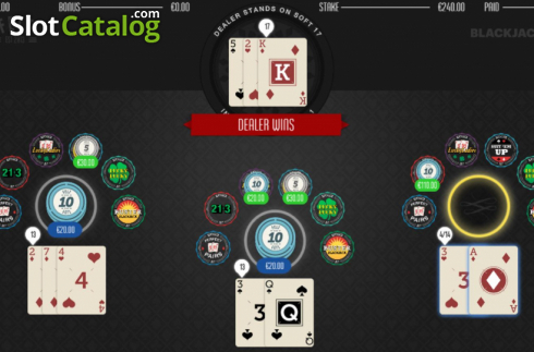 Οθόνη9. Blackjack Plus Κουλοχέρης