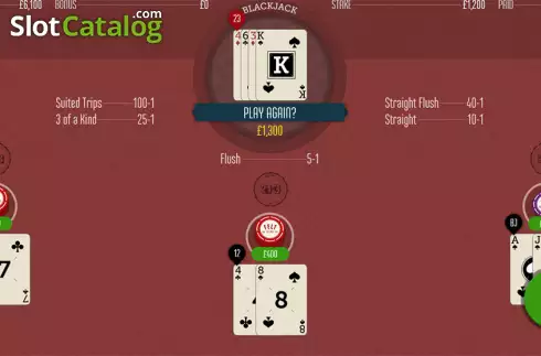 Οθόνη6. 21+3 Blackjack (Felt Gaming) Κουλοχέρης 