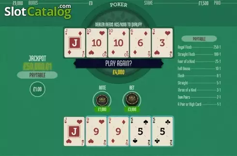 Οθόνη5. Caribbean Stud (Felt Gaming) Κουλοχέρης