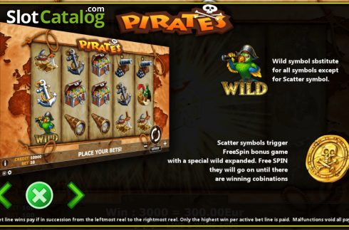 Οθόνη5. Pirates (Fils Game) Κουλοχέρης
