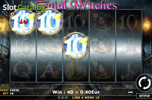 Οθόνη3. Fatal Witches Κουλοχέρης