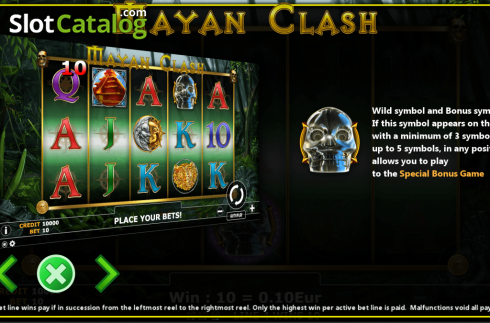 Οθόνη5. Mayan Clash Κουλοχέρης