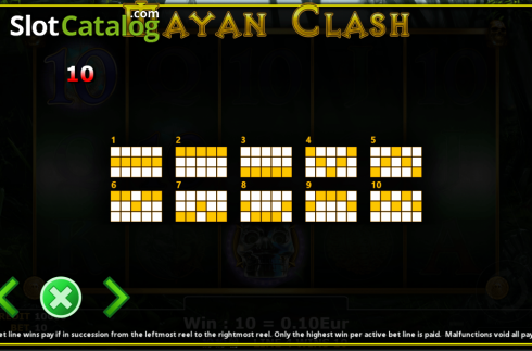 Οθόνη9. Mayan Clash Κουλοχέρης