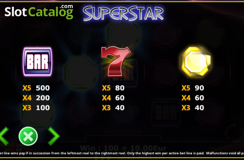 Οθόνη7. Super Star (Fils Game) Κουλοχέρης