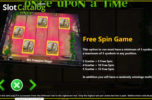 Οθόνη5. Once Upon a Time (Fils Game) Κουλοχέρης