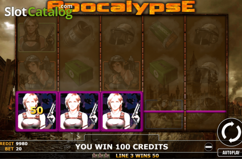 Οθόνη3. Apocalypse (Fils Game) Κουλοχέρης