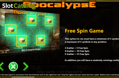 Οθόνη6. Apocalypse (Fils Game) Κουλοχέρης