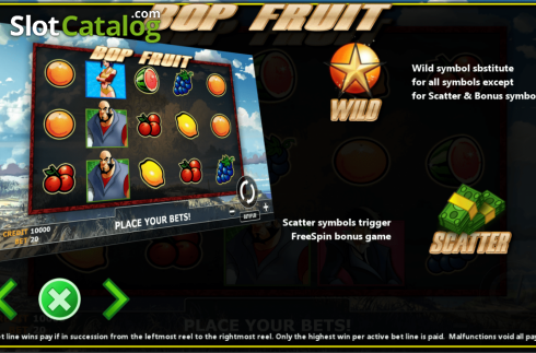 Οθόνη5. Bop Fruit Κουλοχέρης 