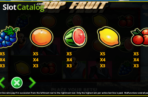 Οθόνη7. Bop Fruit Κουλοχέρης 