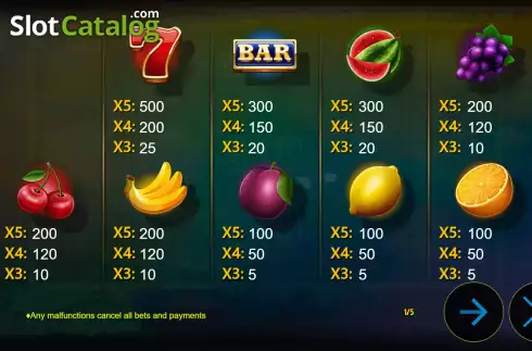 Οθόνη7. Fruit Revenger Κουλοχέρης
