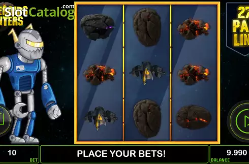 Οθόνη2. Asteroid Hunter Κουλοχέρης