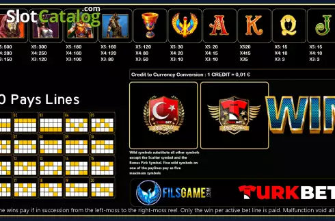 Οθόνη5. Rise Of Turkbet Κουλοχέρης 