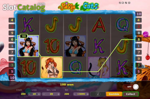 Οθόνη4. Pussy Cats Κουλοχέρης 