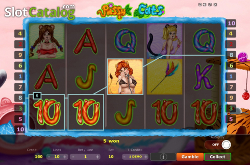 Οθόνη6. Pussy Cats Κουλοχέρης 