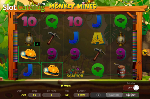 Οθόνη6. Monkey Mines Κουλοχέρης