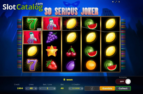 Οθόνη4. So Serious Joker Κουλοχέρης
