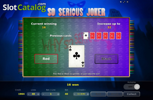 Οθόνη5. So Serious Joker Κουλοχέρης