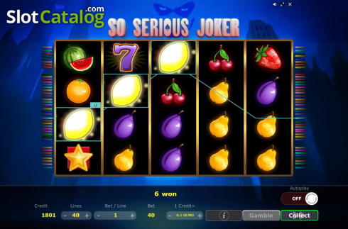 Οθόνη6. So Serious Joker Κουλοχέρης