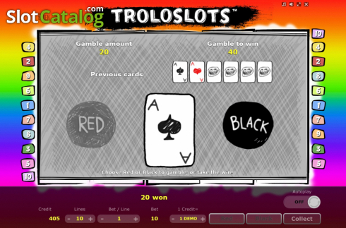 Οθόνη6. Troloslots Κουλοχέρης