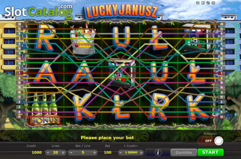 Οθόνη2. Lucky Janusz Κουλοχέρης