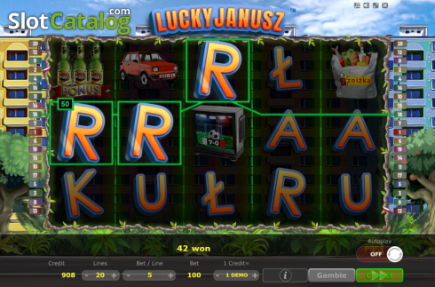 Οθόνη3. Lucky Janusz Κουλοχέρης