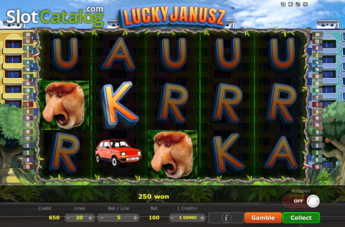 Οθόνη5. Lucky Janusz Κουλοχέρης