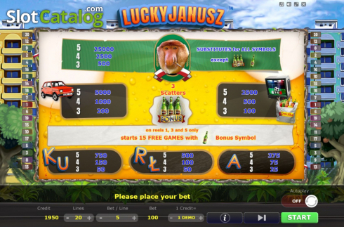 Οθόνη8. Lucky Janusz Κουλοχέρης