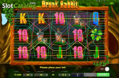 Οθόνη2. Drunk Rabbit Κουλοχέρης