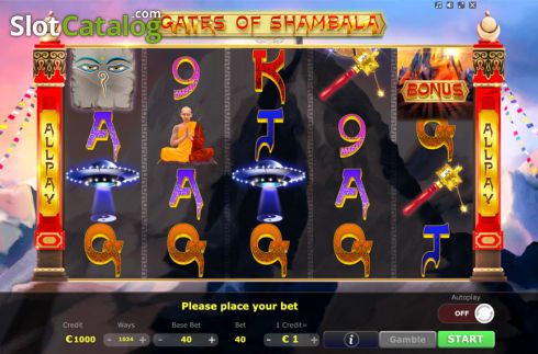 Οθόνη2. Gates of Shambala Κουλοχέρης
