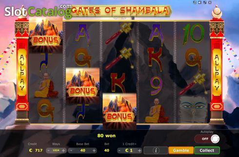 Οθόνη7. Gates of Shambala Κουλοχέρης