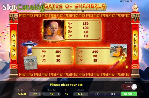 Οθόνη8. Gates of Shambala Κουλοχέρης