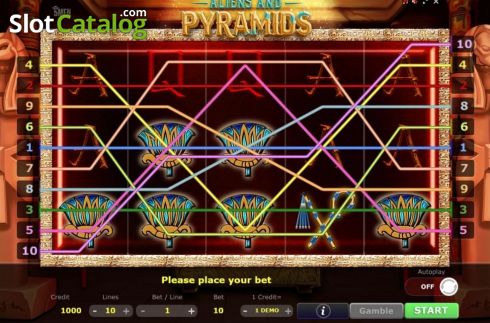 Οθόνη3. Aliens and Pyramids Κουλοχέρης