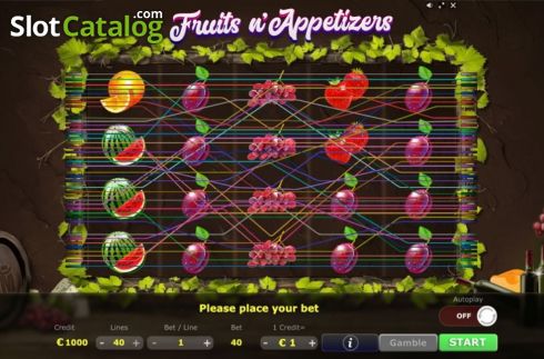 Οθόνη3. Fruits n Appetizers Κουλοχέρης 