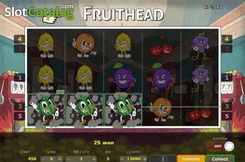 Οθόνη4. Fruithead Κουλοχέρης 