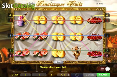Οθόνη2. Renaissance Fruits Κουλοχέρης