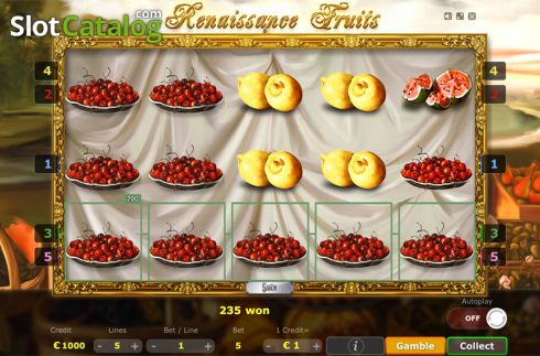 Οθόνη4. Renaissance Fruits Κουλοχέρης