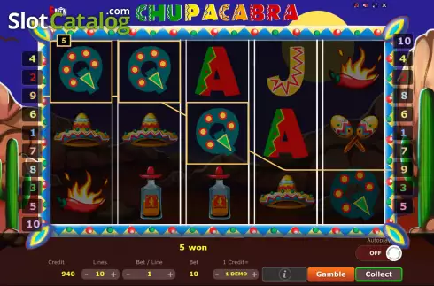 Οθόνη3. Chupacabra Κουλοχέρης 