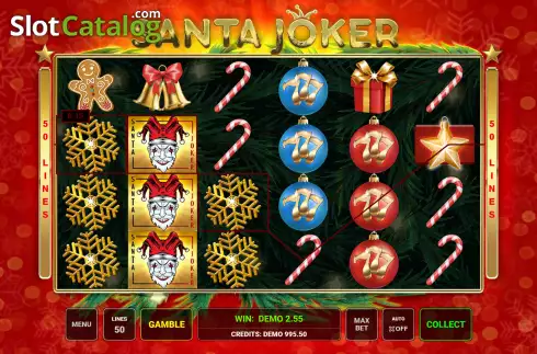 Οθόνη3. Santa Joker Κουλοχέρης