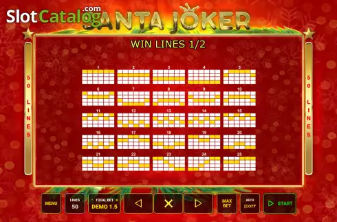 Οθόνη7. Santa Joker Κουλοχέρης