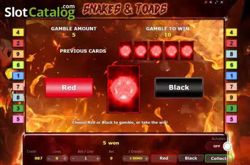 Οθόνη8. Snakes Toads Κουλοχέρης
