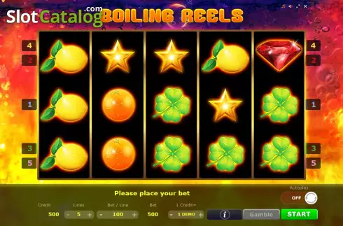 Οθόνη2. Boiling Reels Κουλοχέρης 