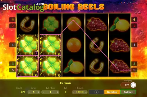 Οθόνη3. Boiling Reels Κουλοχέρης 