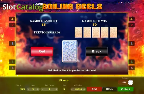 Οθόνη5. Boiling Reels Κουλοχέρης 
