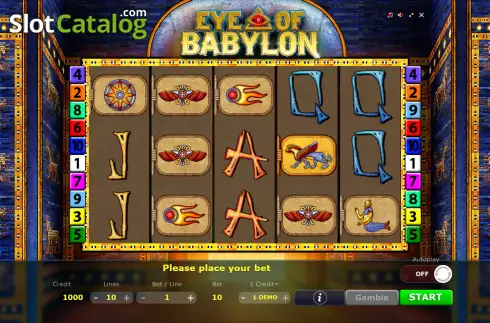 Οθόνη2. Eye of Babylon Κουλοχέρης