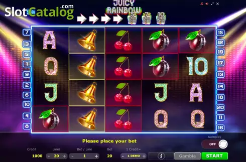 Οθόνη2. Juicy Rainbow Κουλοχέρης