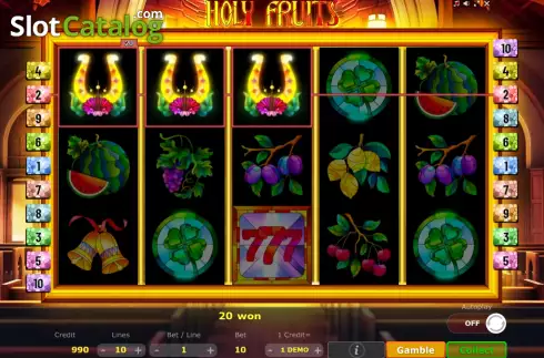Οθόνη3. Holy Fruits Κουλοχέρης